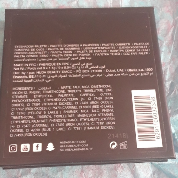🍑Huda beauty Coral obsessions pallette🍑 - Picture 4 of 7